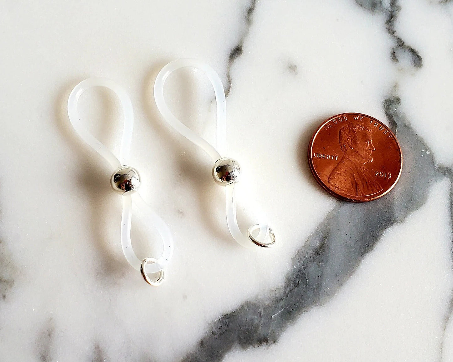 Non-Pierced Nipple Noose Lingerie Jewelry, Fake Nipple Rings