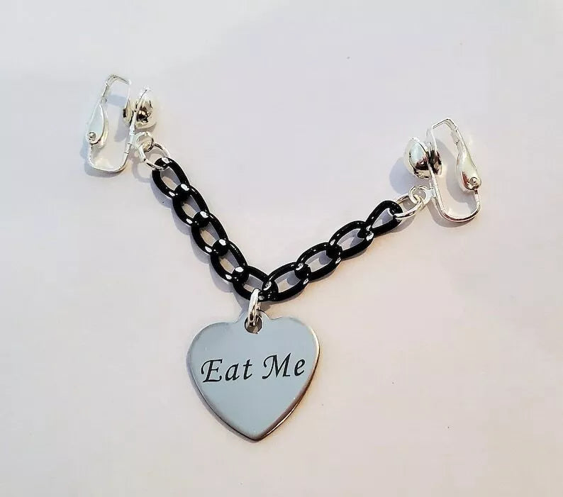Eat Me Clitoral/Labia Clip On Pussy Jewelry BDSM