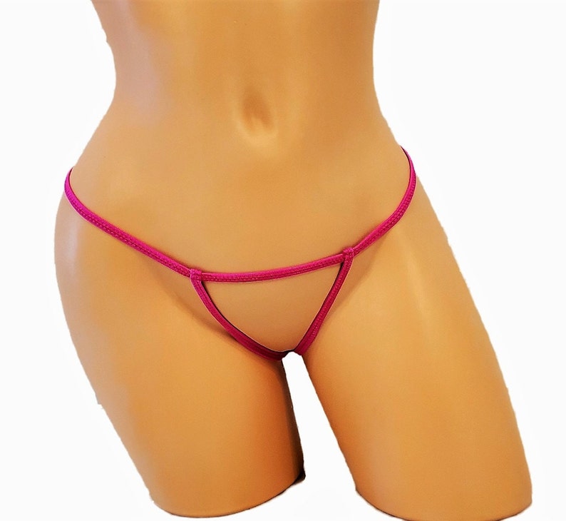 Micro Uncensored Neon String Bikini Set