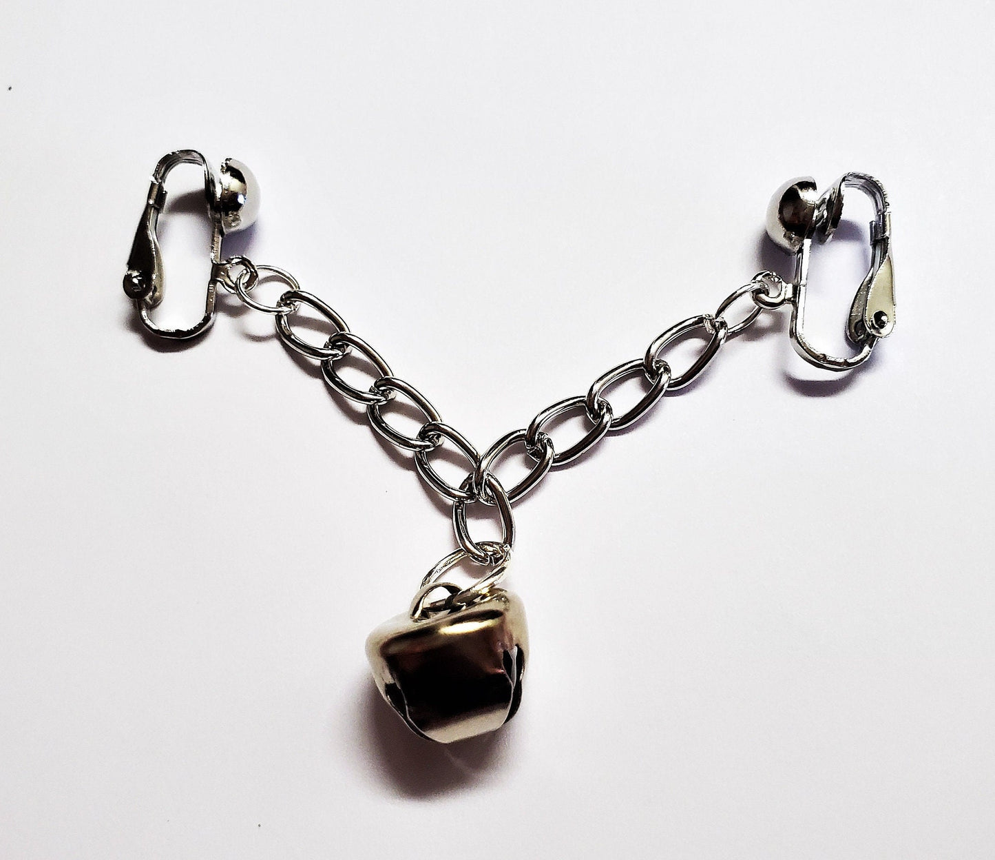 Jingle Bell Clitoral Jewelry, Labial Clit Clamps Christmas Pussy Jewelry