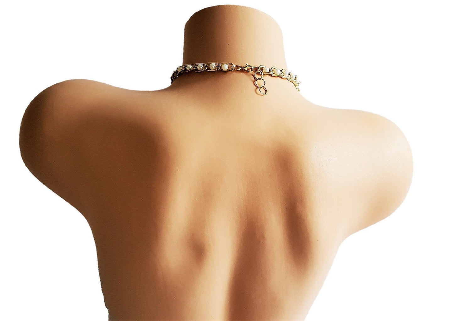 Pearl Nipple Chain, Non-Pierced Necklace to Nipples, Jewelry