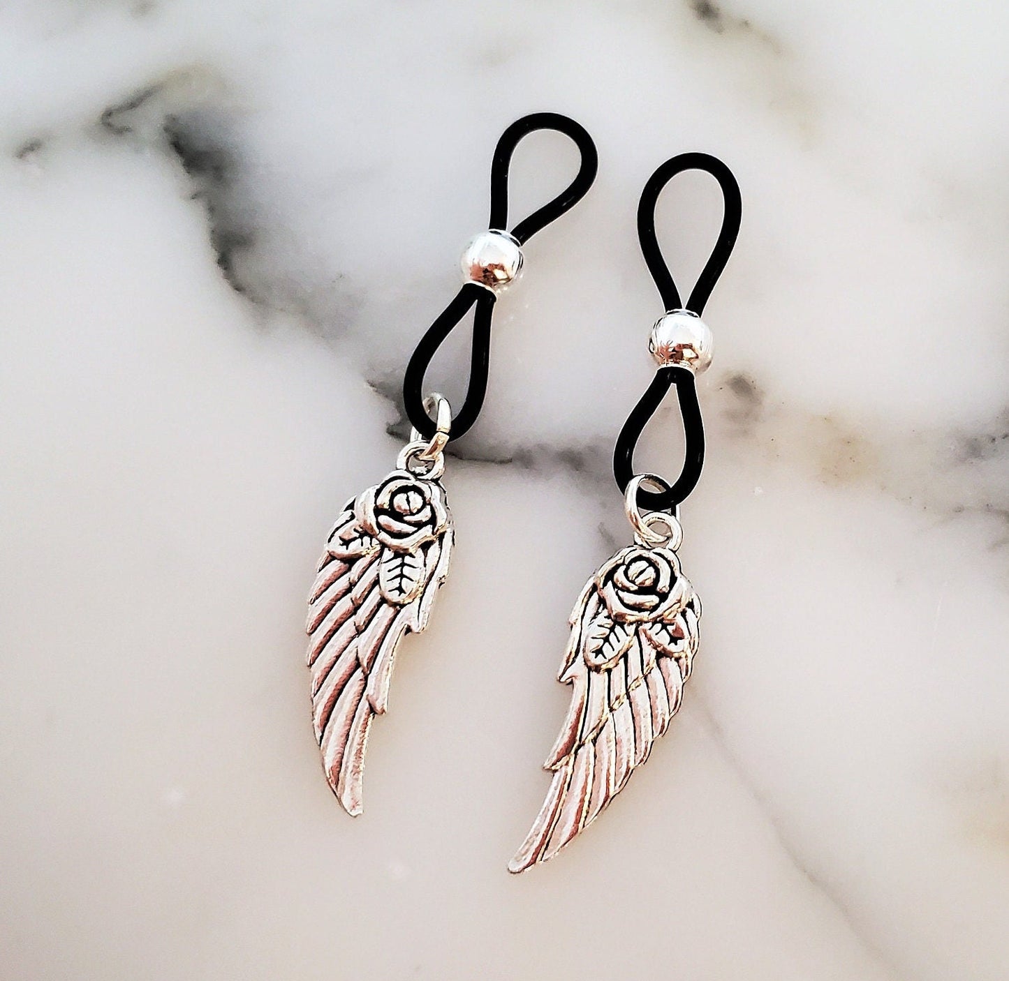 Non-Pierced Angel Wing Nipple Nooses