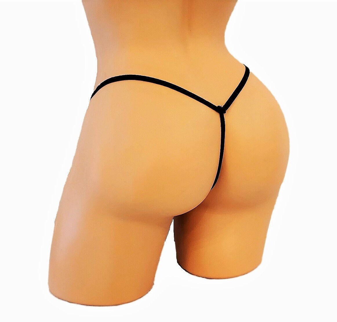 See Through Rhinestone Thong Lingerie Panty