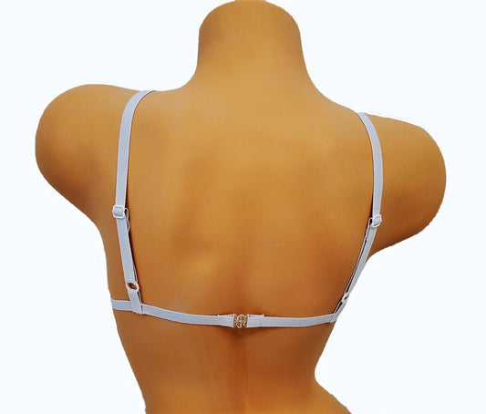 Snow Leopard Faux Fur Bra