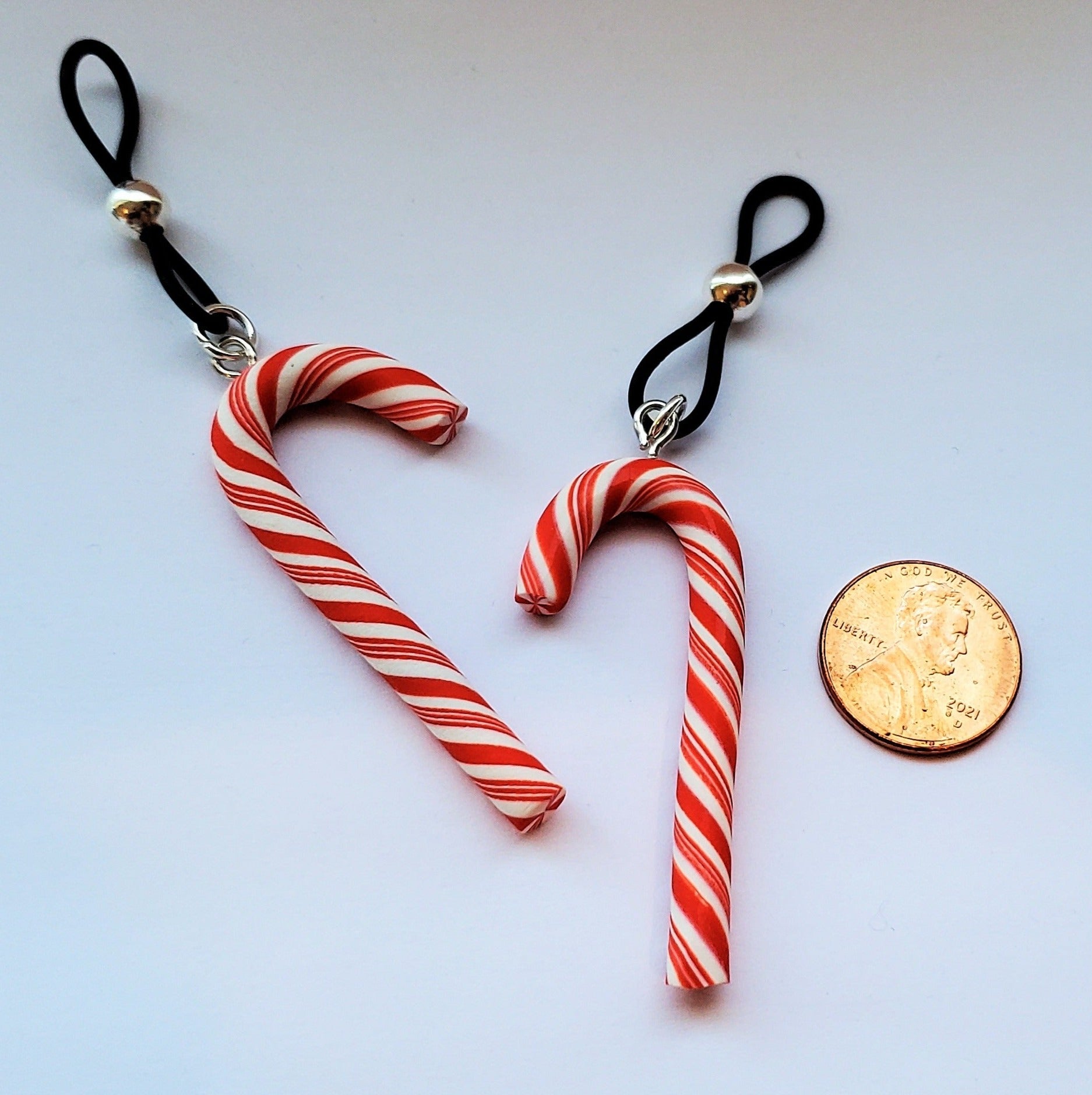 X-Mas Candy Cane Nipple Nooses, Sexy Christmas Lingerie Jewelry – Ivy's  Intimates
