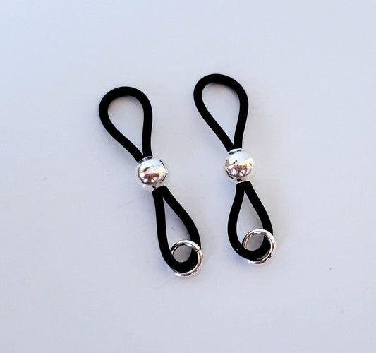 Non-Pierced Nipple Noose Lingerie Jewelry, Fake Nipple Rings